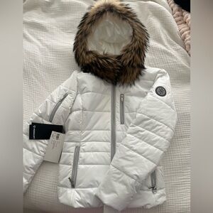 M. Miller Jennie Ski Jacket, real fur collar,brand new, $585, retails $880